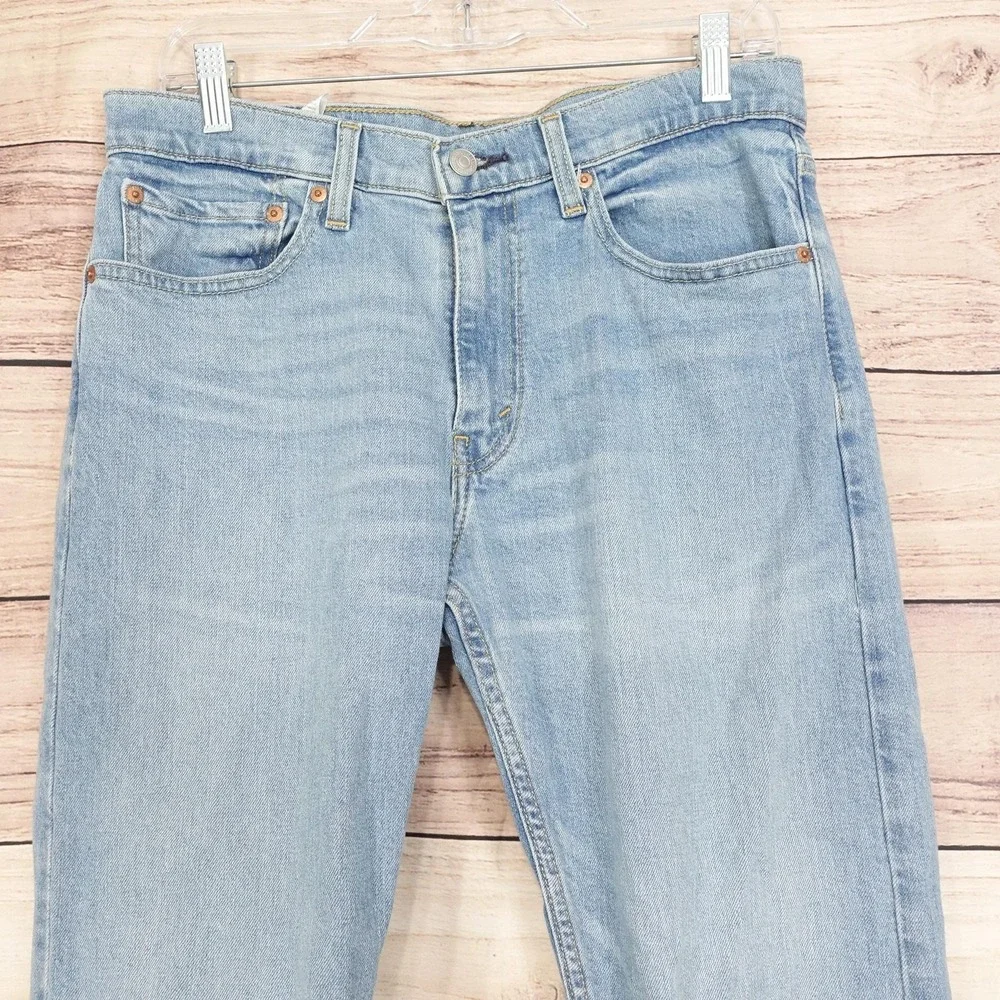 Levis 512 Jeans Mens 31x32 Blue Light Wash Slim Taper Stretch Denim Pants